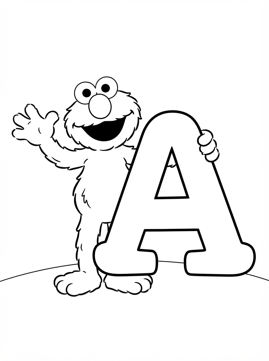 immagini di Elmo da colorare e stampare