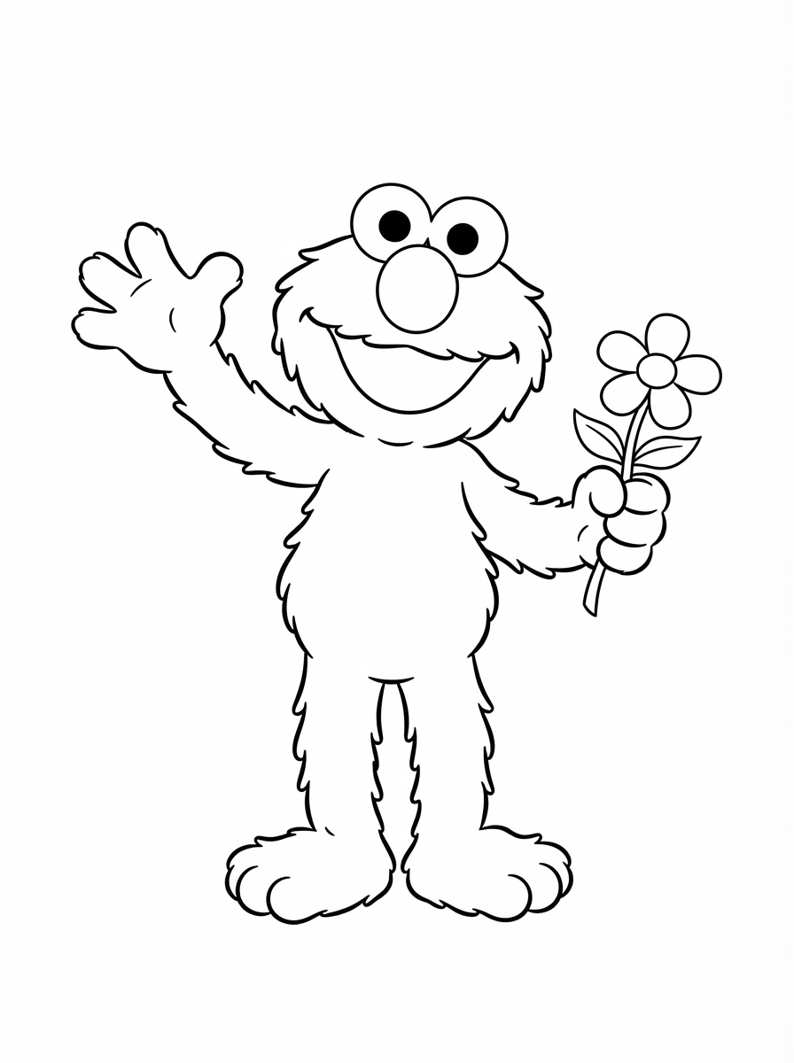 Elmo da colorare a4