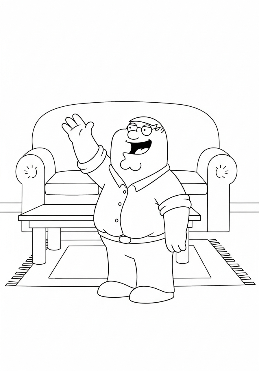 immagini da colorare I Griffin gratis