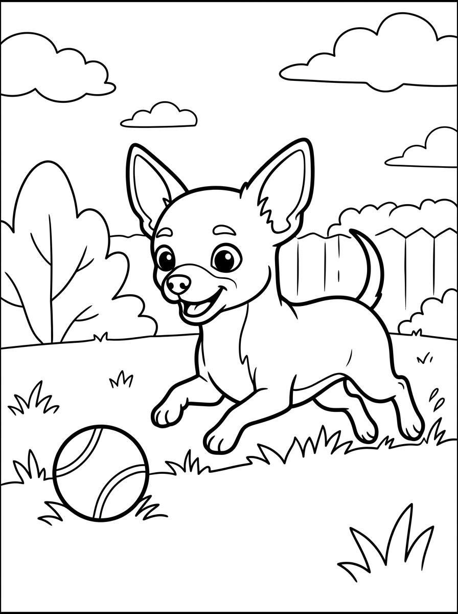 Chihuahua 23 immagine di I chihuahua da colorare 1