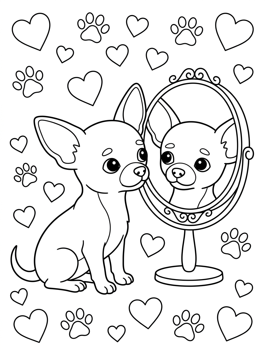 Chihuahua 14 disegni di I chihuahua da colorare e stampare gratis