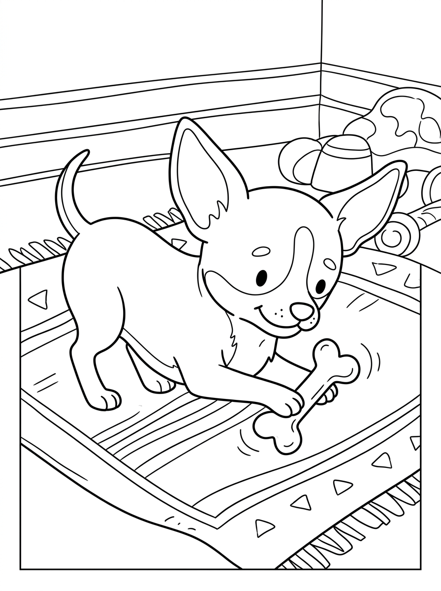 Chihuahua 13 disegni da colorare gratis I chihuahua 1