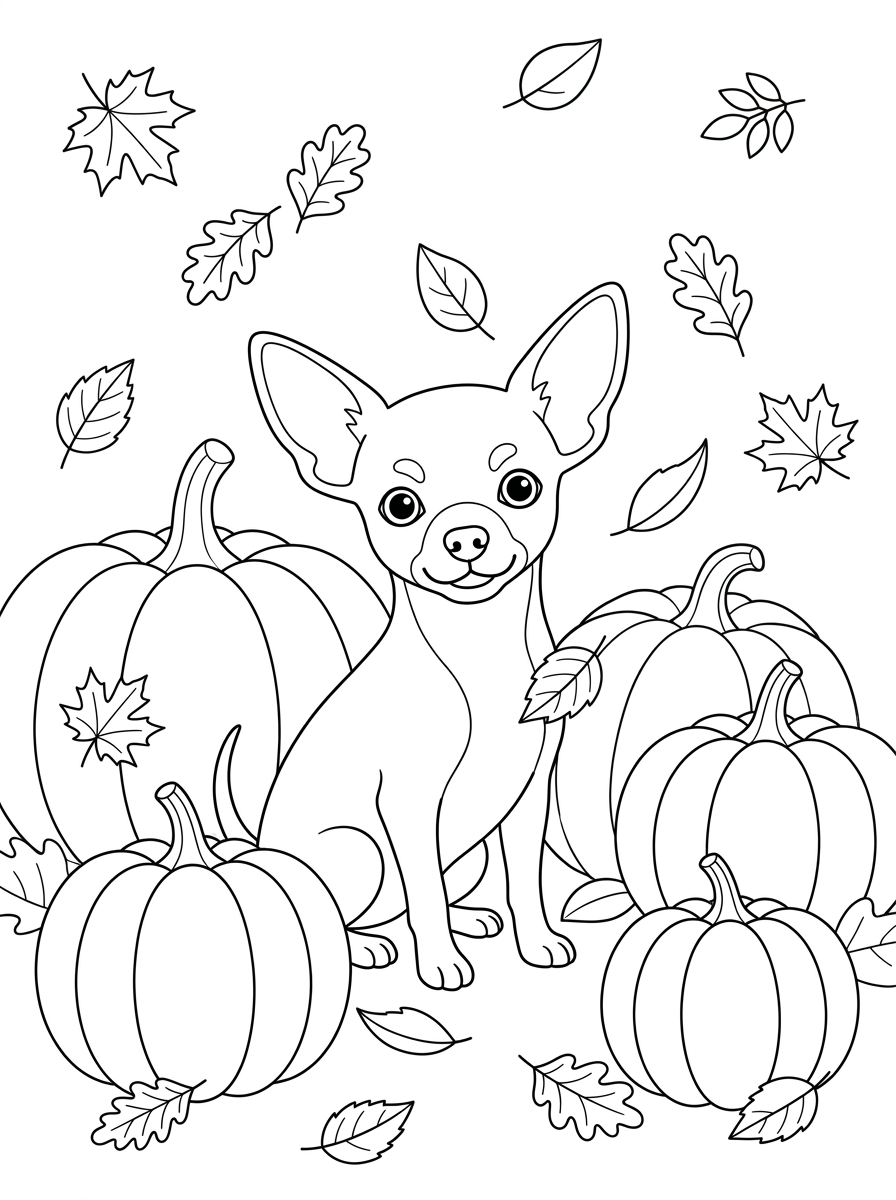 Chihuahua 11 I chihuahua immagini da colorare per bambini