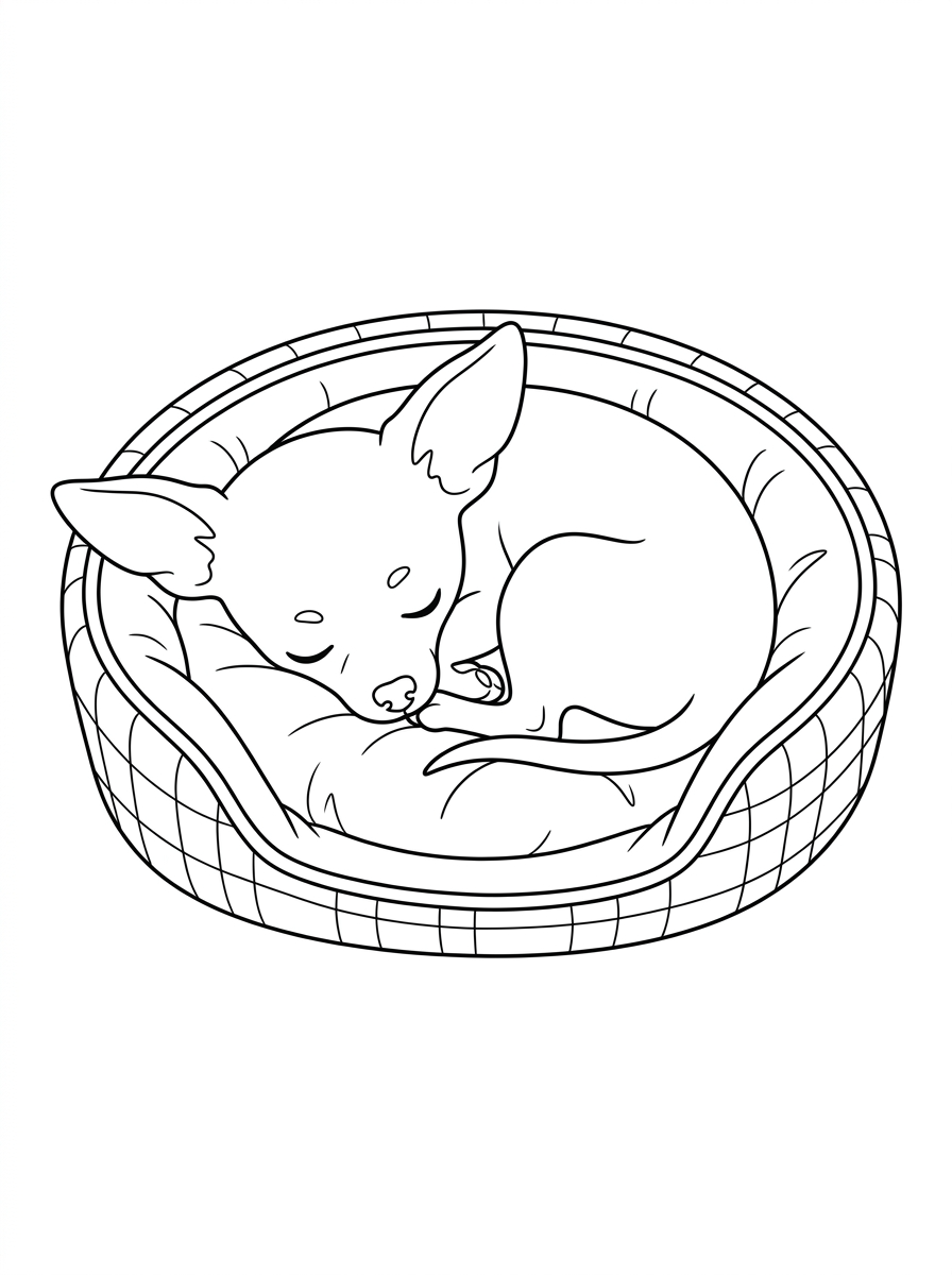 Chihuahua 10 disegno I chihuahua da colorare e stampare