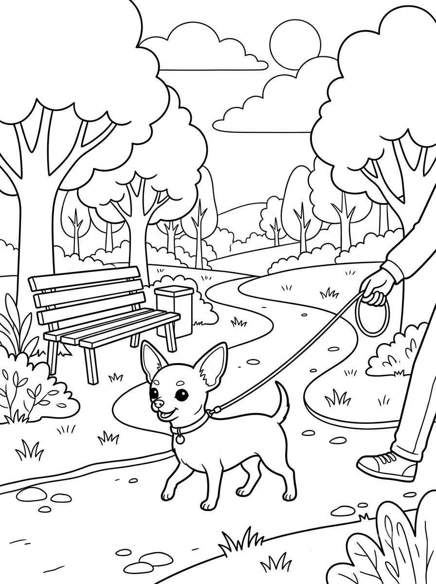 Chihuahua 8 disegni da colorare gratis I chihuahua