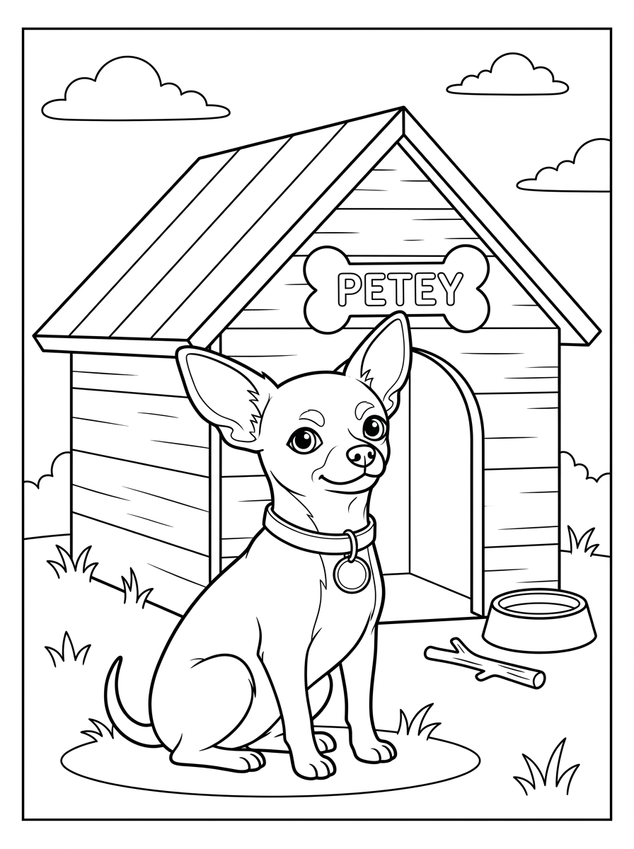 Chihuahua 22 disegni I chihuahua da colorare gratis