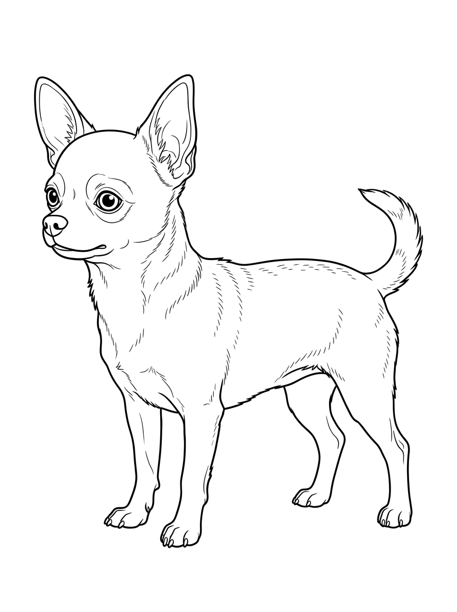 Chihuahua 19 immagini di I chihuahua da colorare e stampare 1