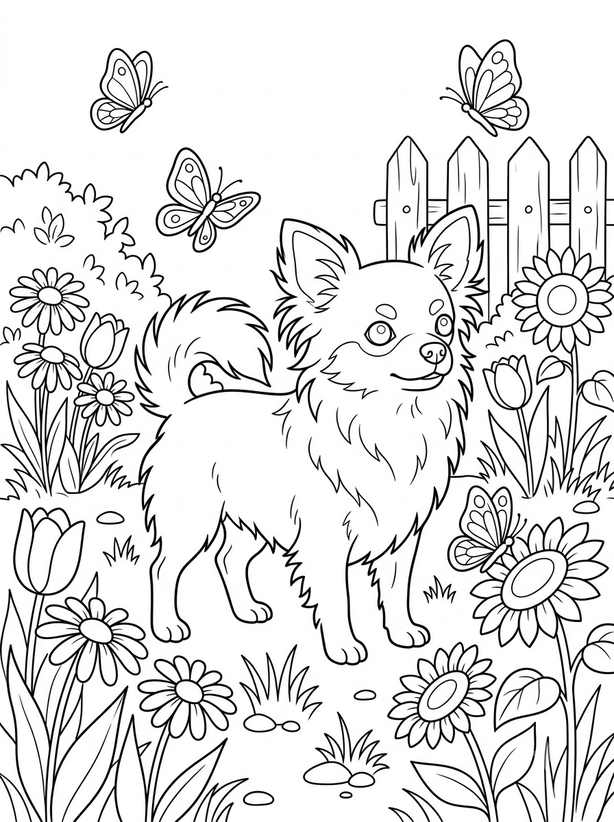 Chihuahua 17 I chihuahua immagini da colorare per bambini 1
