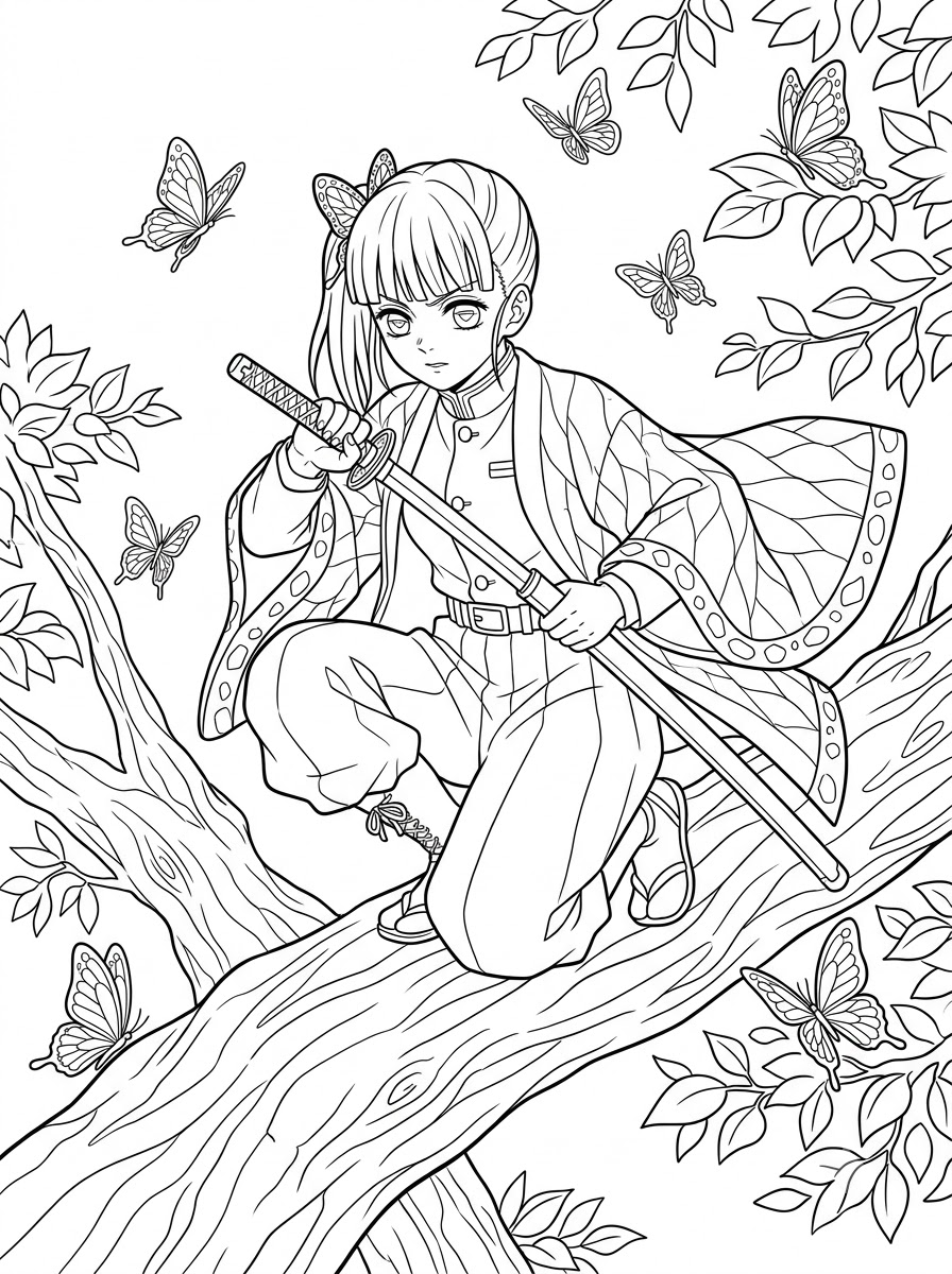 disegni di Kanao Tsuyuri da colorare da stampare 1