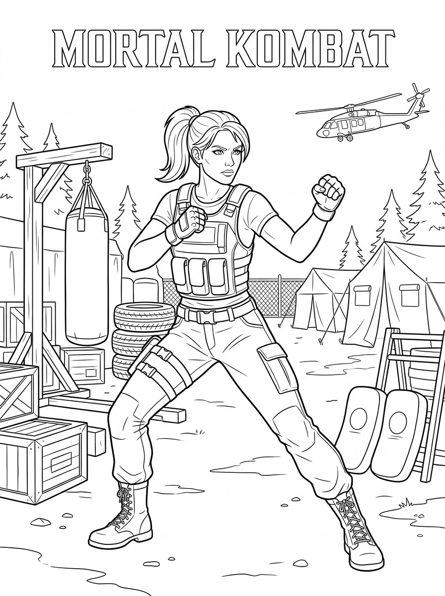 Mortal Kombat 4 disegni di Mortal Kombat da colorare