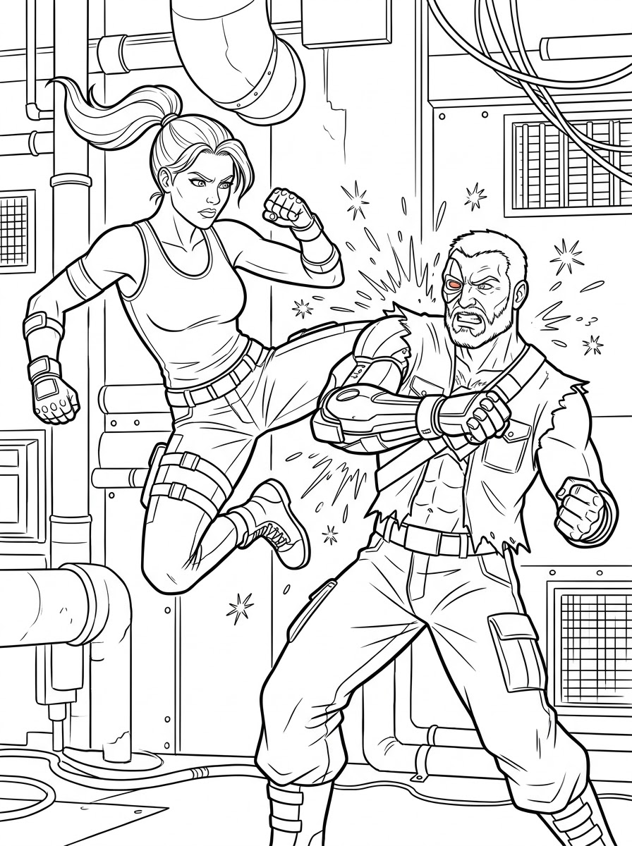 Mortal Kombat 3 disegni Mortal Kombat da colorare e stampare