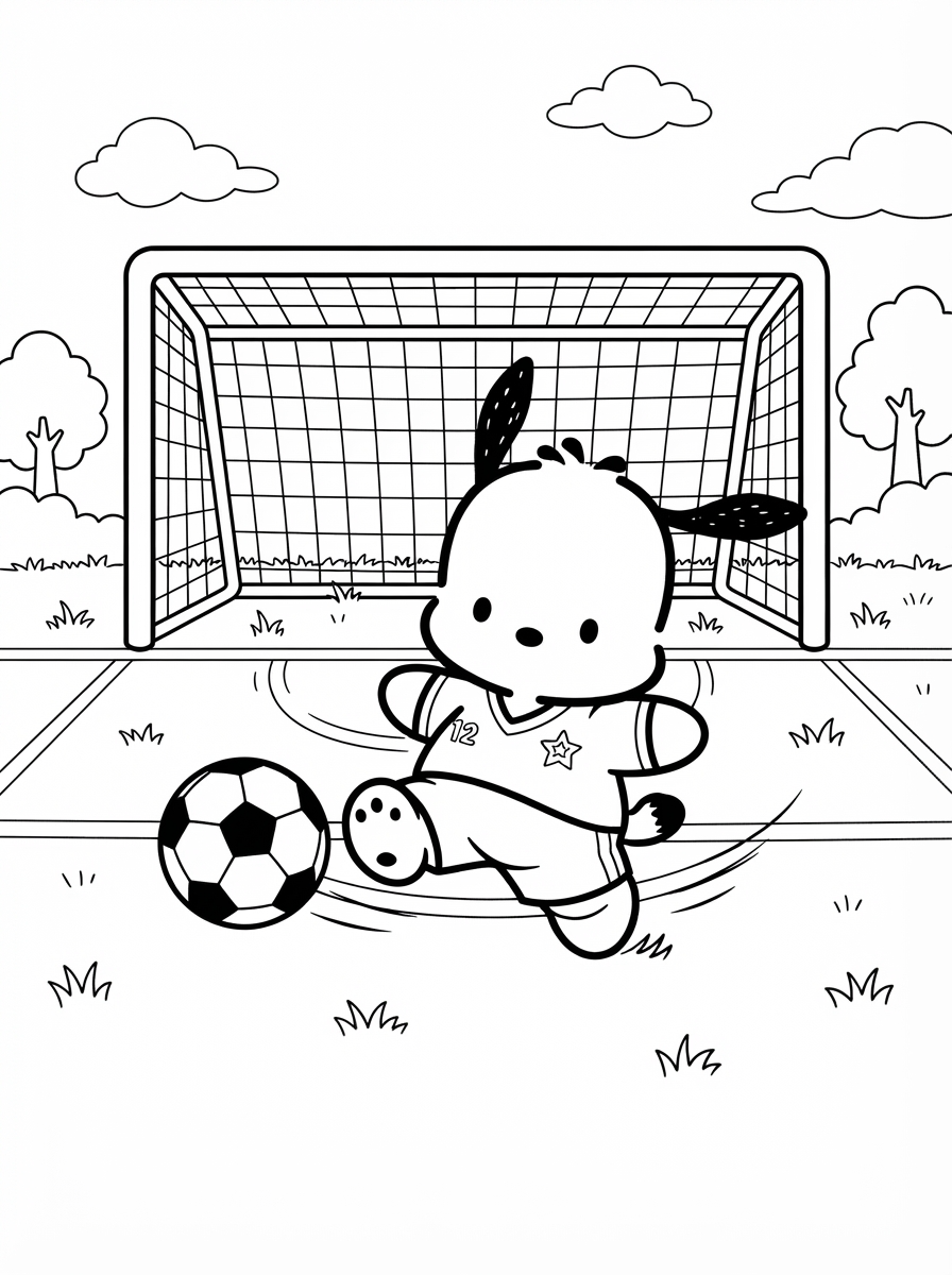 Pochacco da colorare e stampare