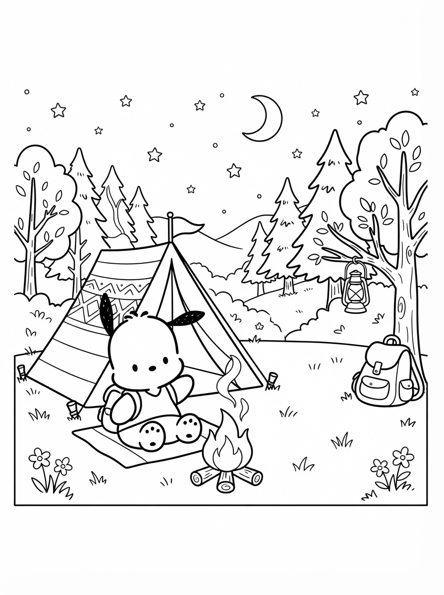 foto Pochacco da colorare 1