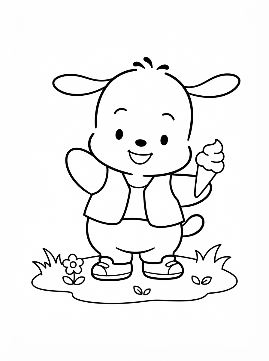 disegni di Pochacco da colorare