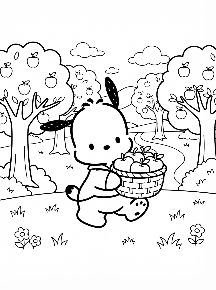 immagine Pochacco da colorare 1