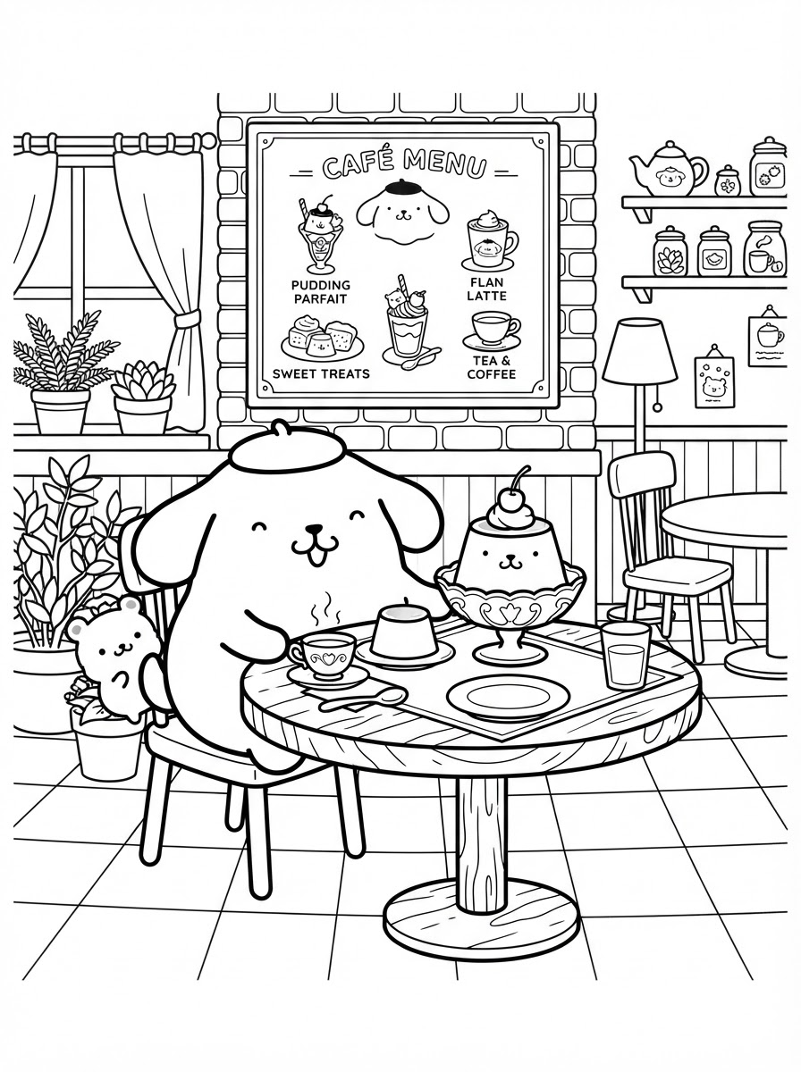 da colorare Pompompurin disegno facile bambini