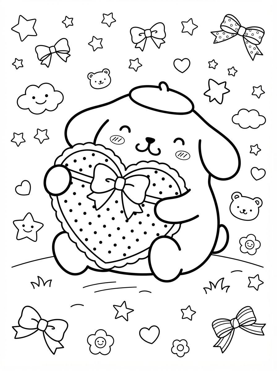 disegni Pompompurin da colorare e stampare