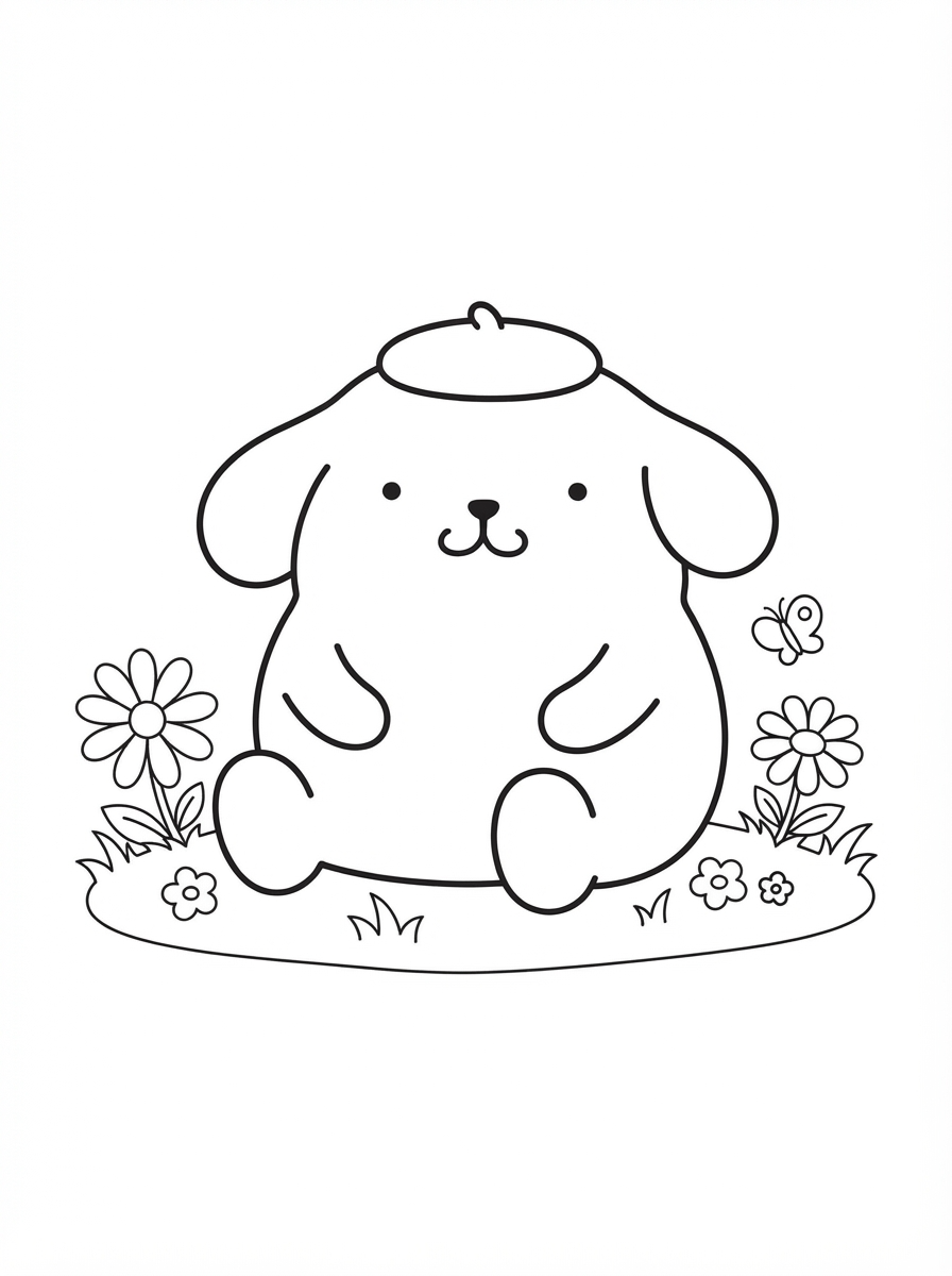 disegni da colorare Pompompurin pdf