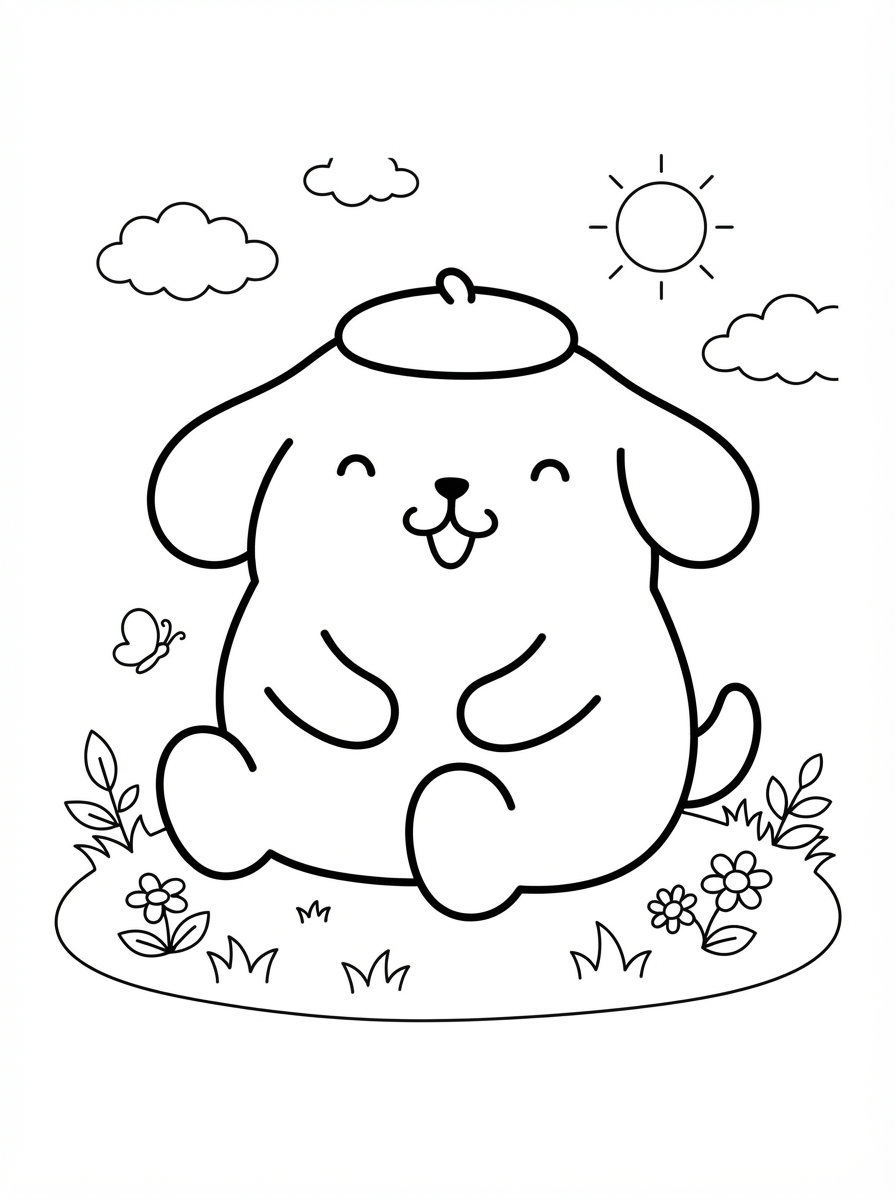 disegni da colorare Pompompurin