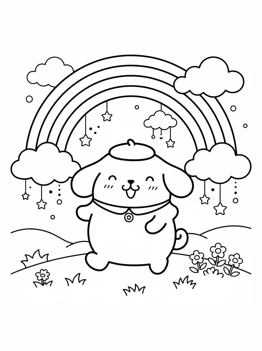 foto di Pompompurin da colorare 1