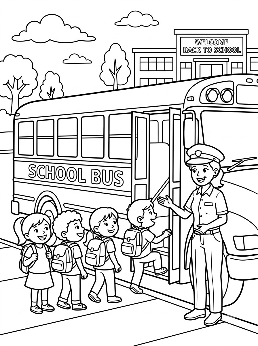 immagini Ritorno A Scuola da colorare e stampare