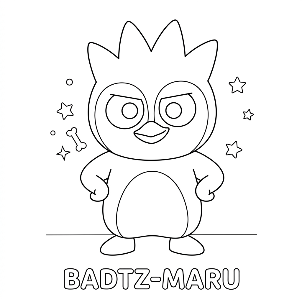 Badtz-Maru da colorare thumbnail
