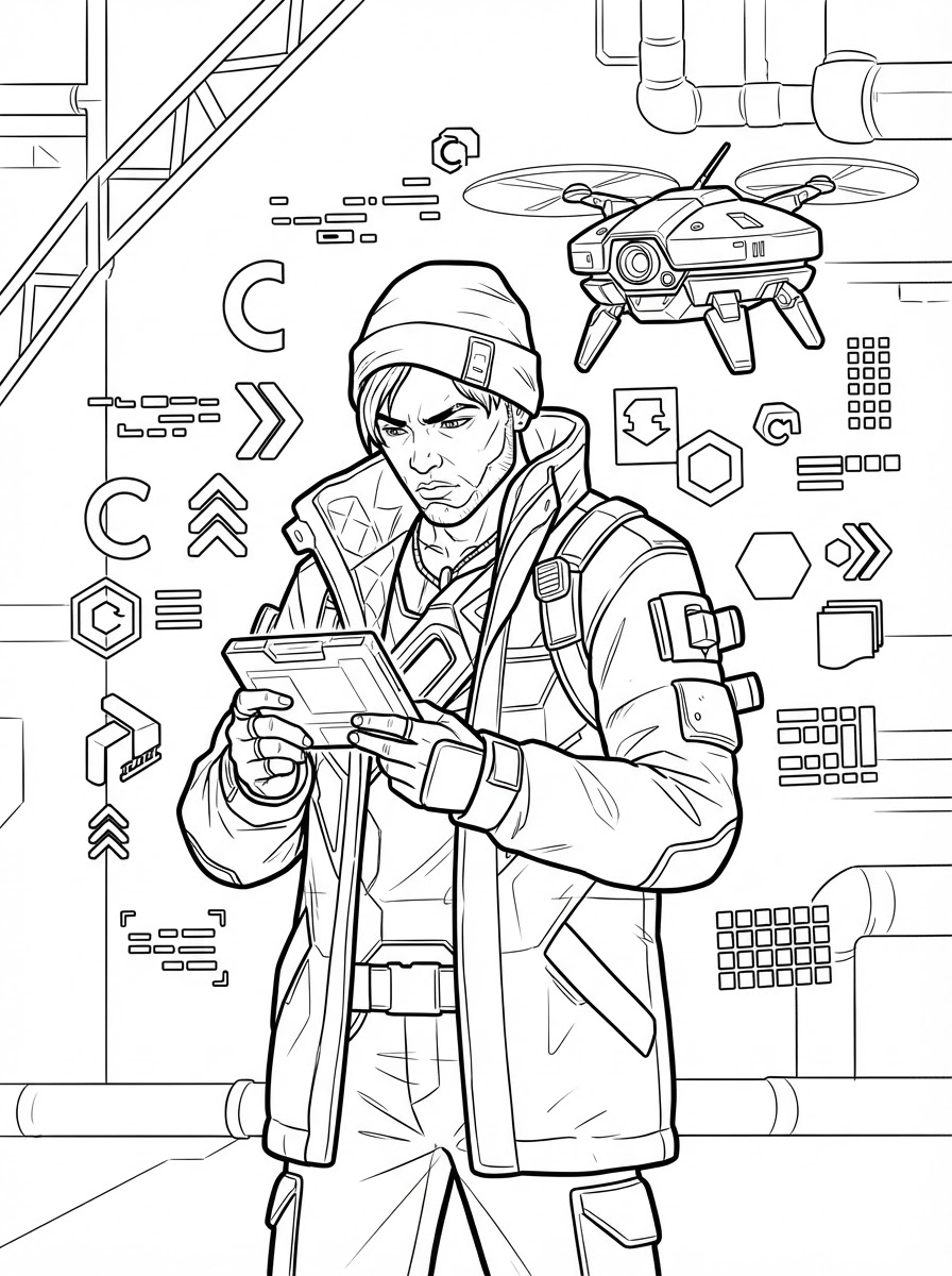 Apex Legends disegno da colorare