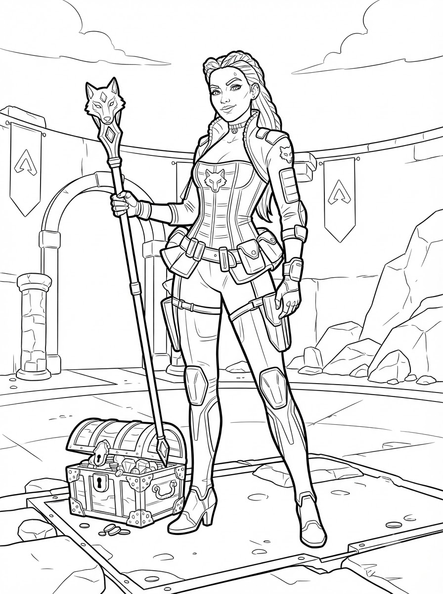 disegni Apex Legends da colorare gratis