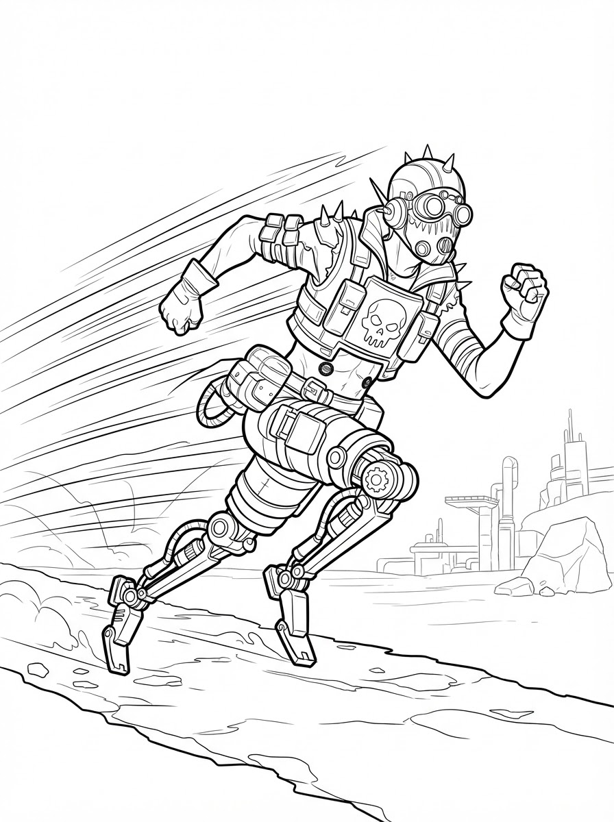immagine Apex Legends da colorare