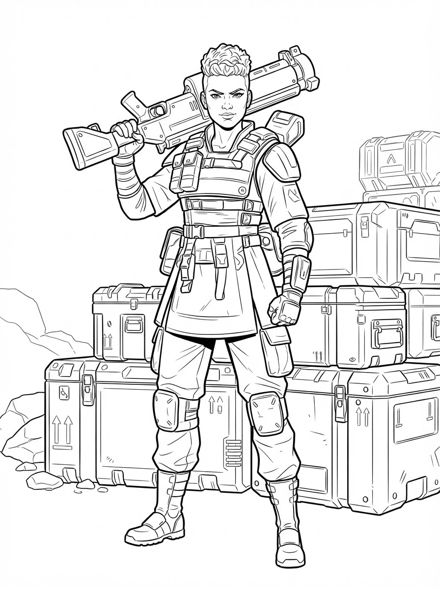 Apex Legends da colorare e stampare gratis