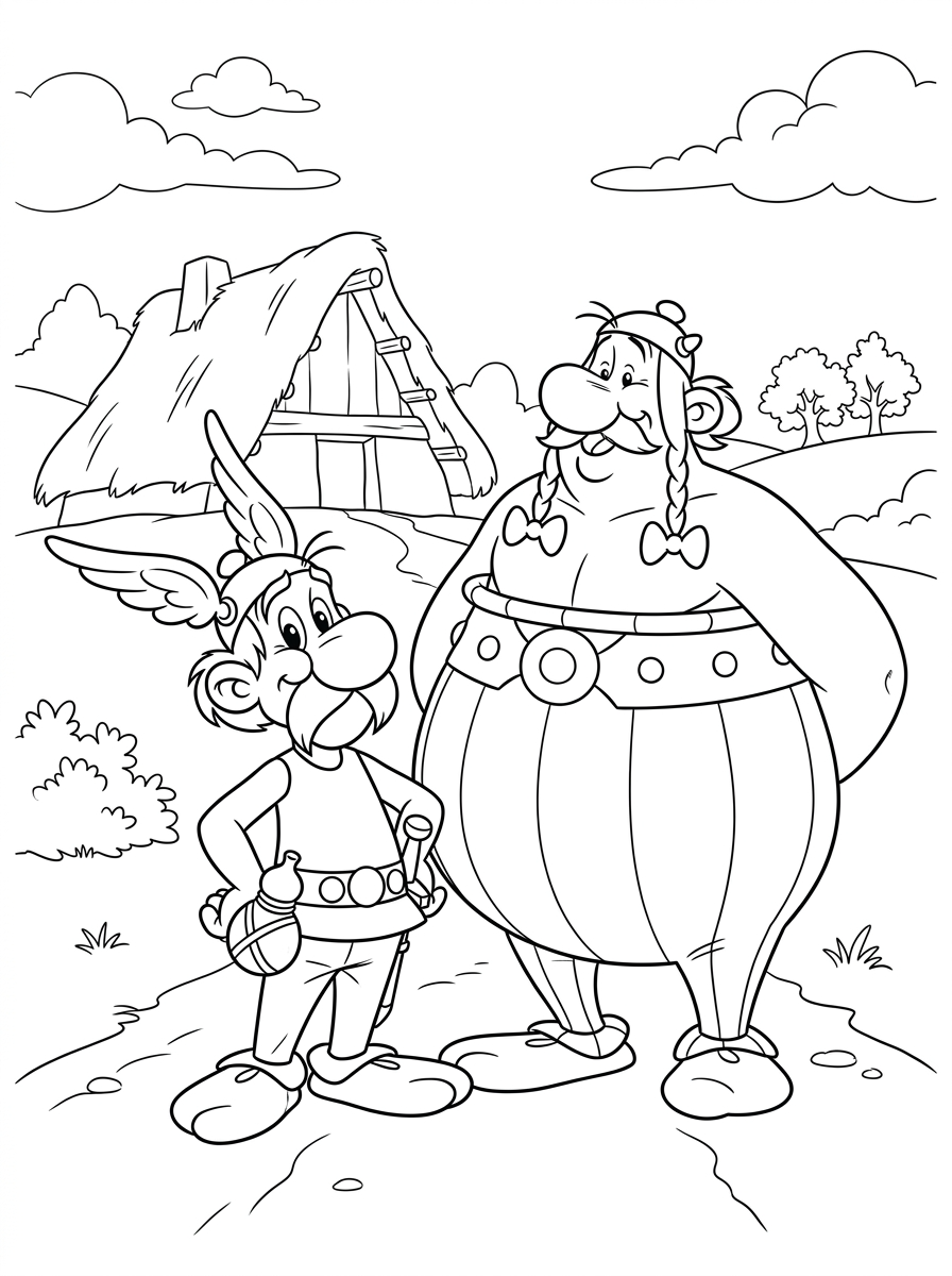 Asterix e Obelix 19 immagini da stampare e colorare di Asterix e Obelix 2