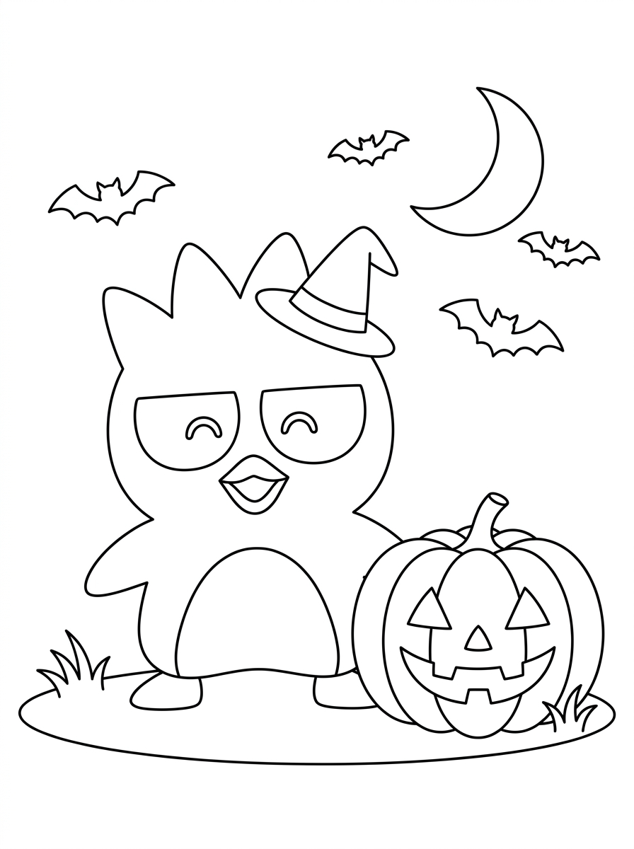 disegni da colorare gratis Badtz Maru