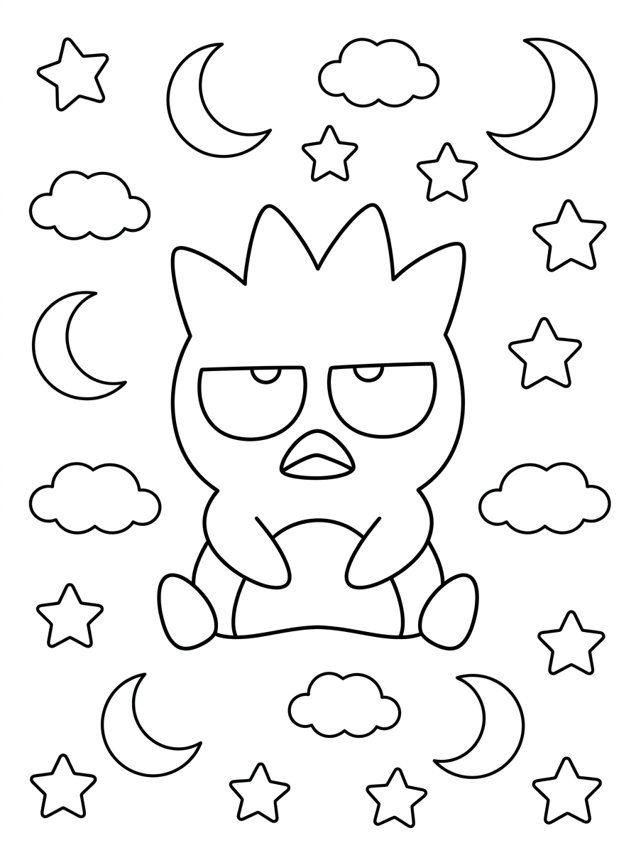 disegno Badtz Maru da colorare