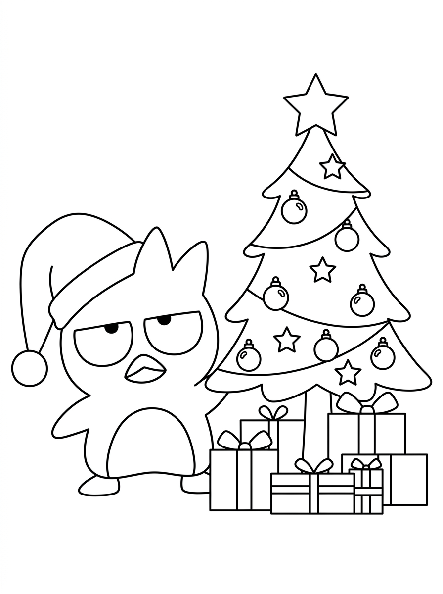 disegni Badtz Maru da colorare