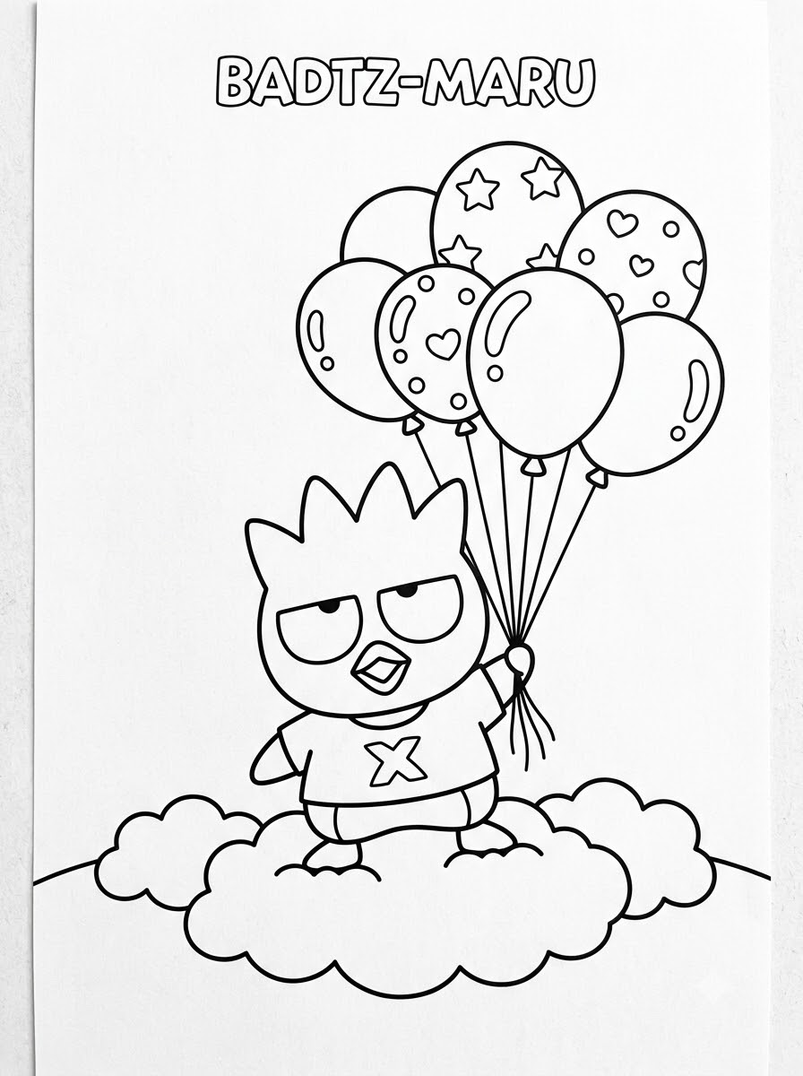 Badtz Maru da colorare bambini