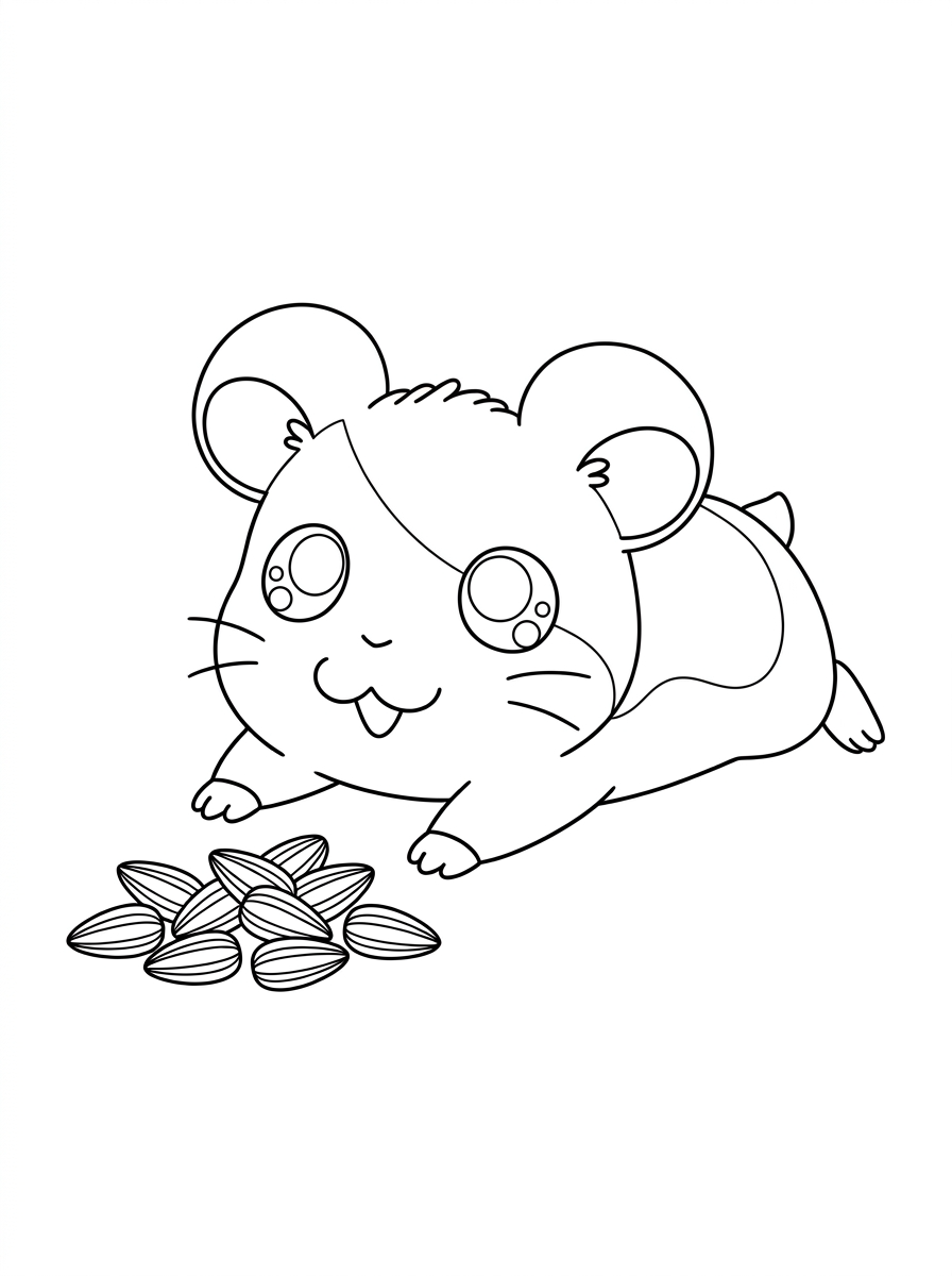 disegni di Hamtaro da colorare da stampare