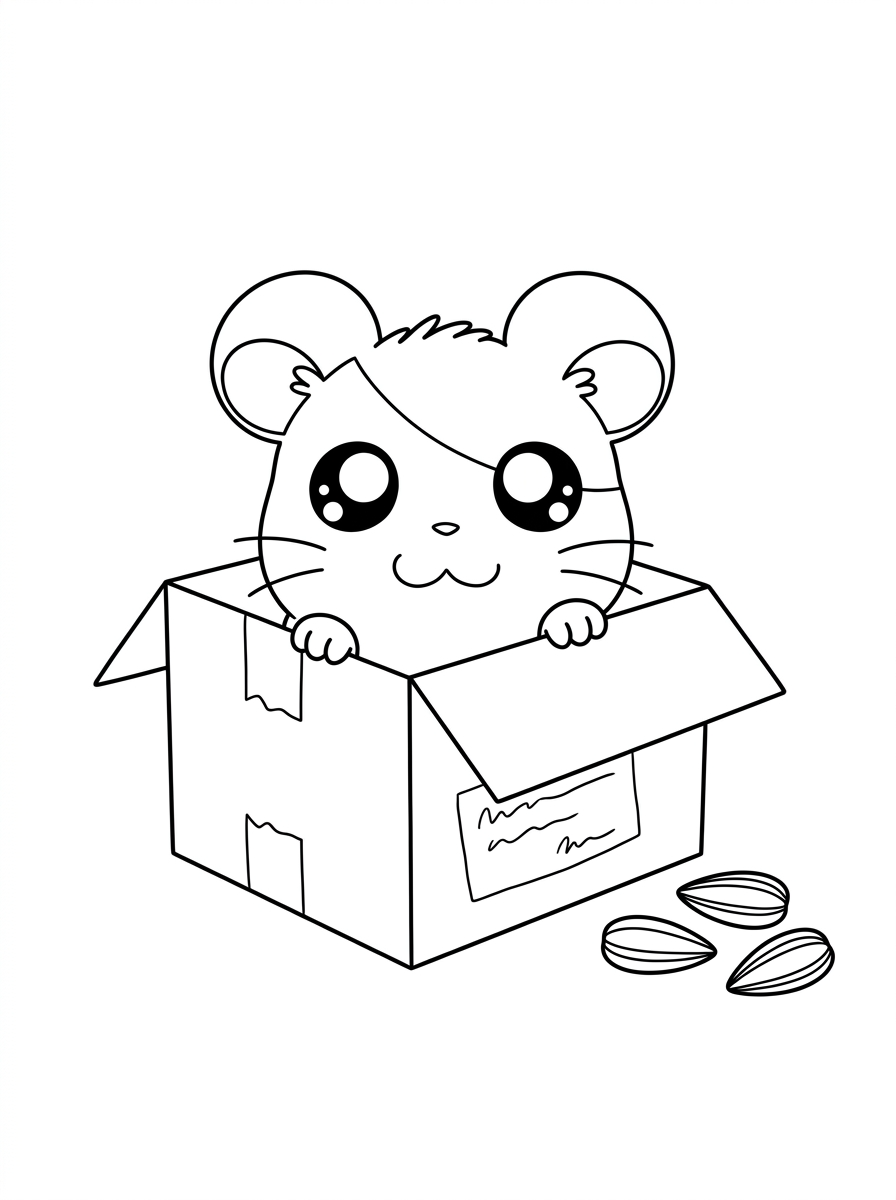 disegni da colorare Hamtaro