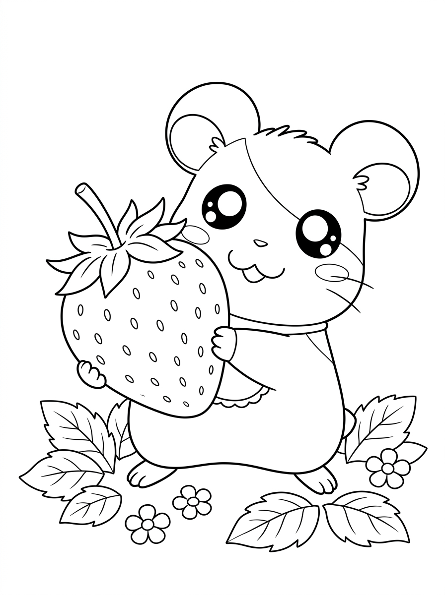 immagine Hamtaro da colorare