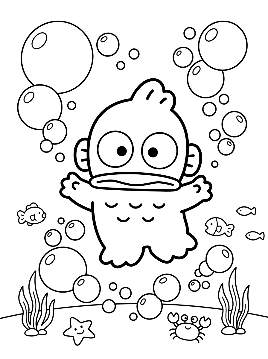 disegni da stampare e colorare Hangyodon