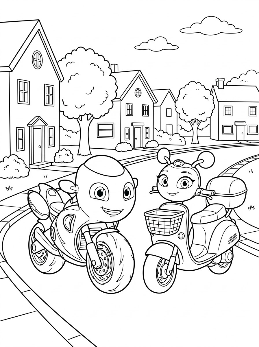 Ricky Zoom 20 disegni Ricky Zoom da colorare e stampare 1