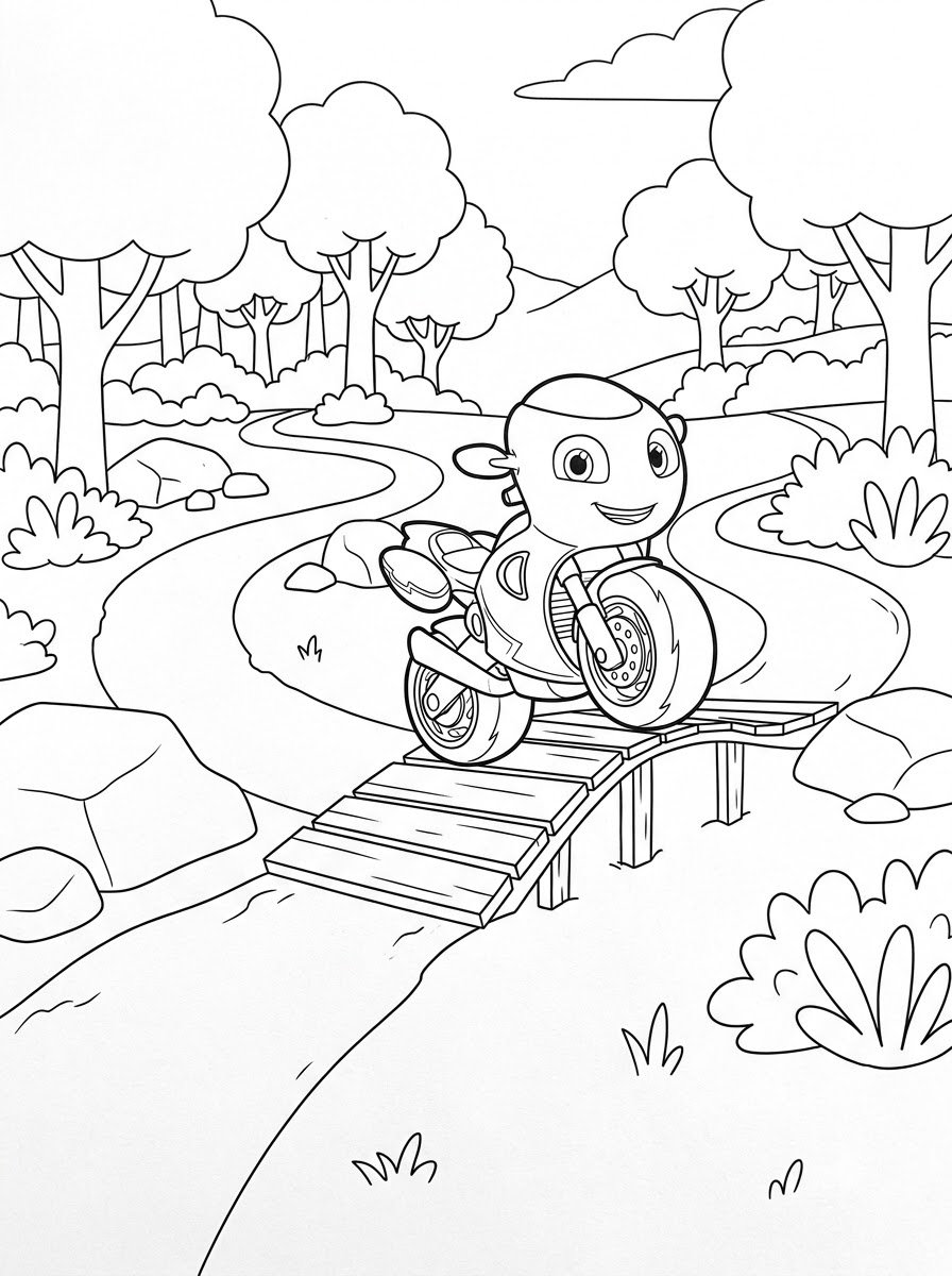 Ricky Zoom 7 disegni da colorare gratis Ricky Zoom