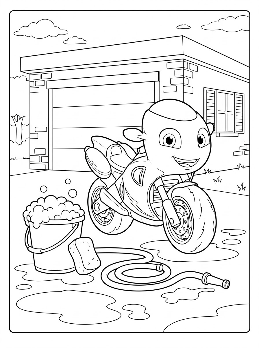 Ricky Zoom 18 disegni Ricky Zoom facili da colorare 1