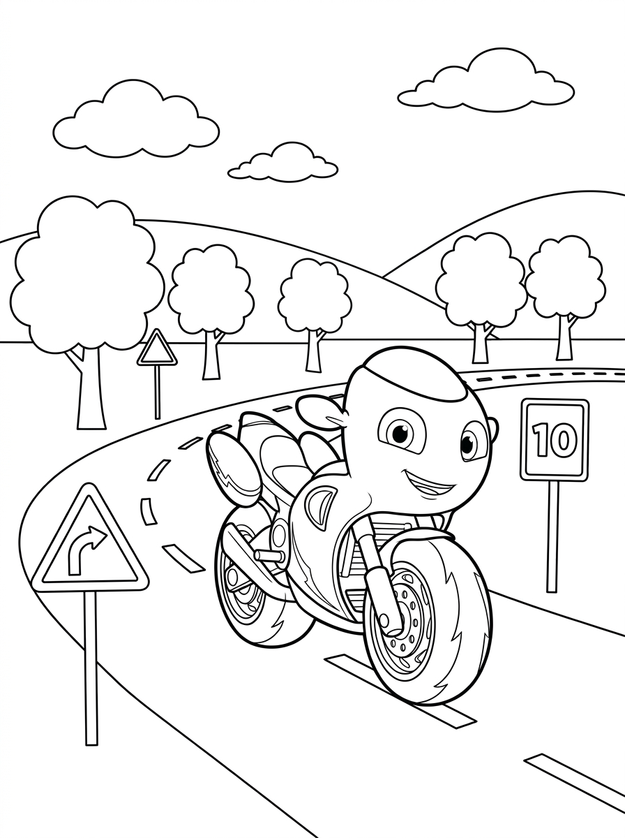 Ricky Zoom 17 disegni Ricky Zoom da colorare online