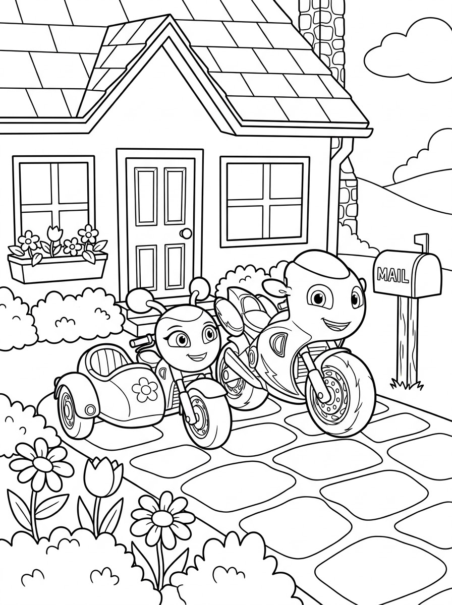 Ricky Zoom 13 disegni da colorare Ricky Zoom