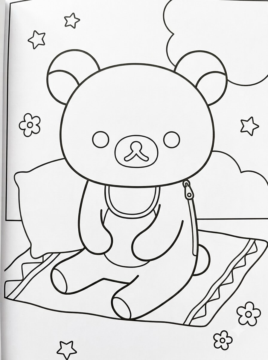 disegni da colorare Rilakkuma per bambini