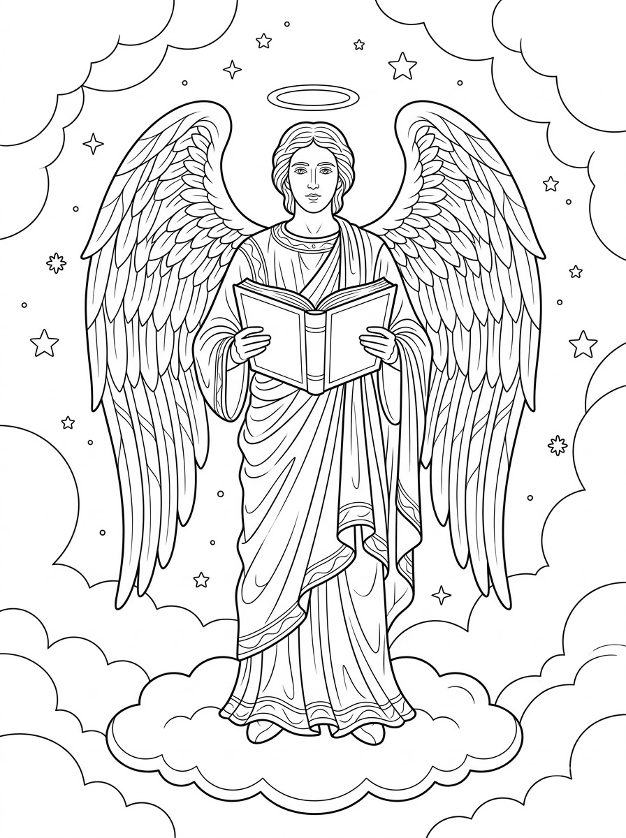 arcangeli da stampare e colorare gratis