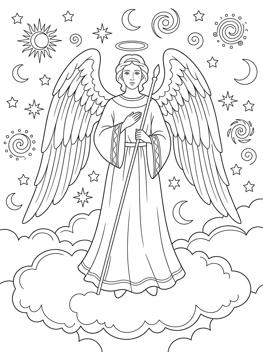 disegni da colorare arcangeli pdf