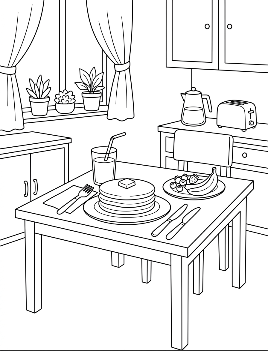 Cucina 21 disegni da colorare cucina per bambini