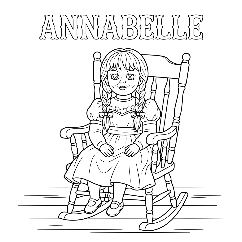 Annabelle da colorare thumbnail