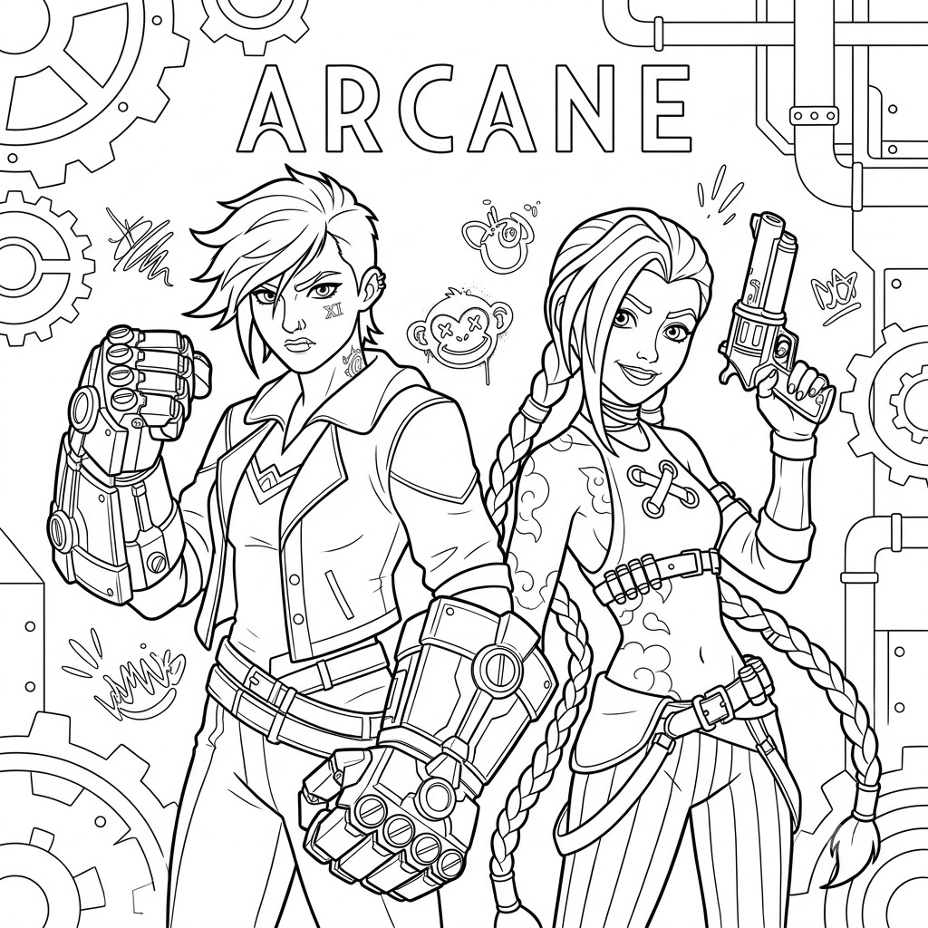 Arcane da colorare thumbnail
